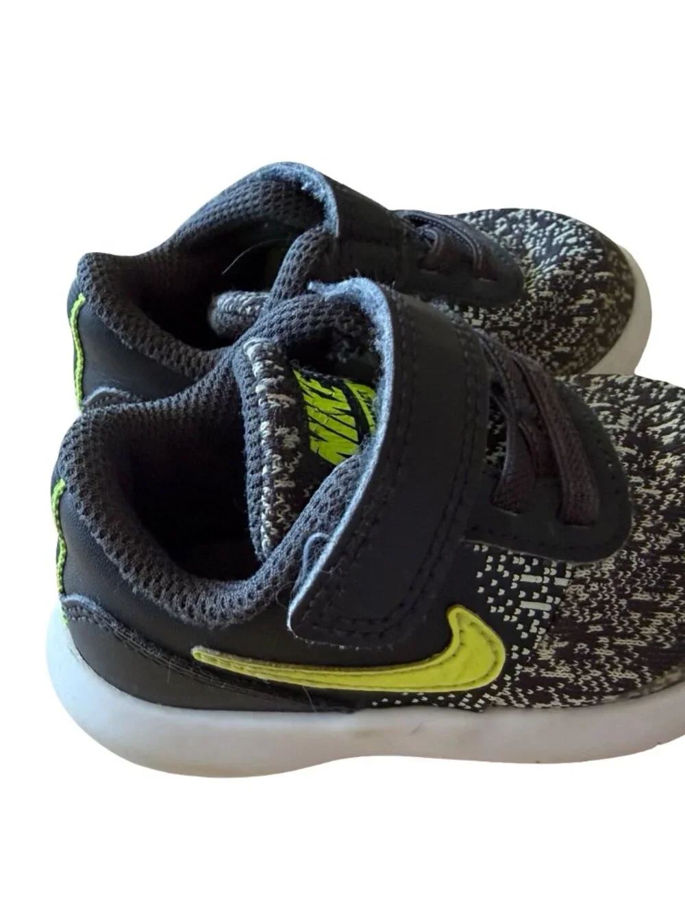 Nike Flex Contact (tdv) ANTHRACITE/VOLLT TODDLER'S SHOES SIZE 4